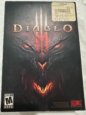 Diablo III PC Mac Big Box Complete CIB w/ Manuals Discs Guest Passes Blizzard